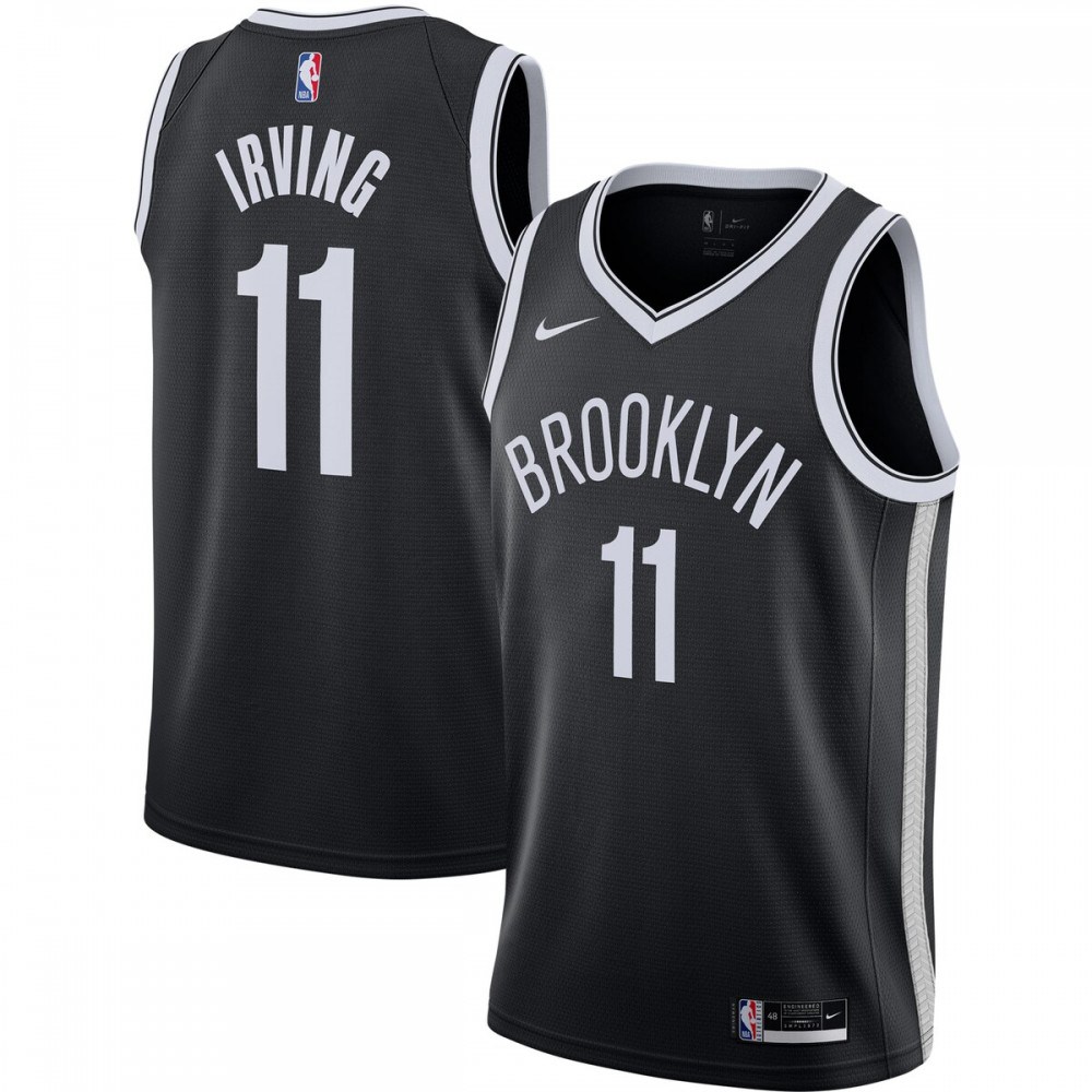 Kyrie Irving Brooklyn Nets 2020/21 Swingman Jersey - Black - Icon Edition-Pro Kit Vault | Brand New 26/27 Sports Jerseys